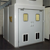 Powder Control Booth